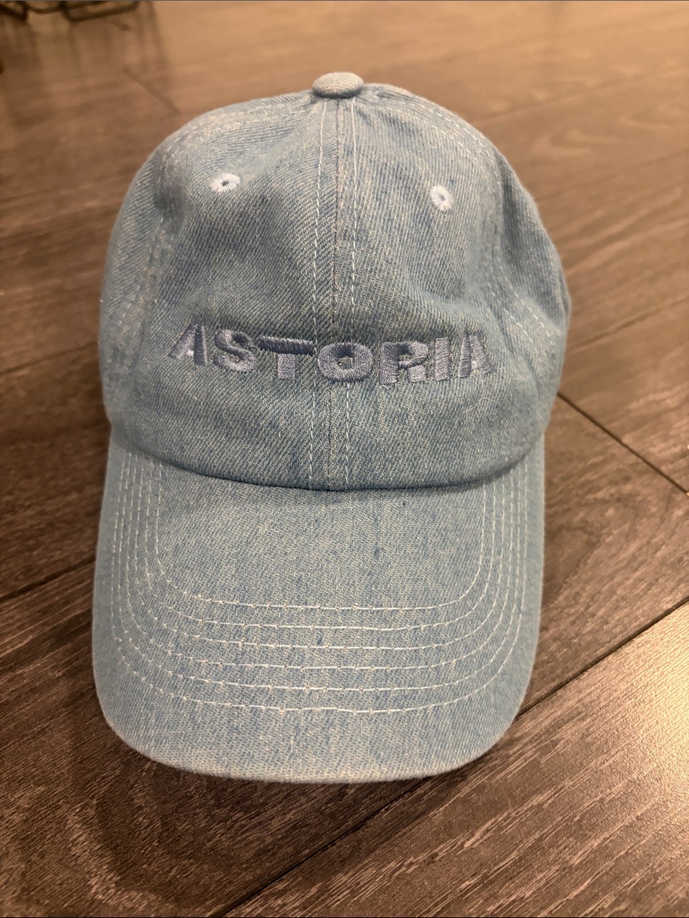 ASTORIA Light Denim Baseball Cap - Light Blue one size